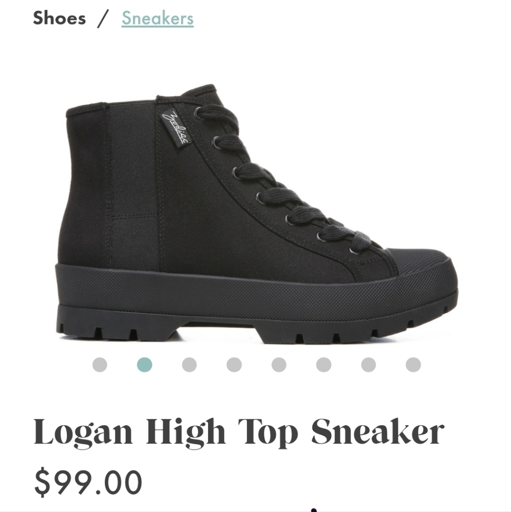 Zodiac Shoes Logan Black High Top Sneaker